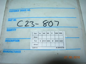 Deviation Card - Compass - Airpath