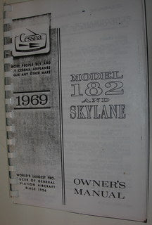 Manual, Cessna - Skylane 182 - 1969 - Owner's Manual