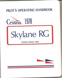 Manual, Cessna - Skylane R182RG - 1978 - Pilot's Operating Handbook