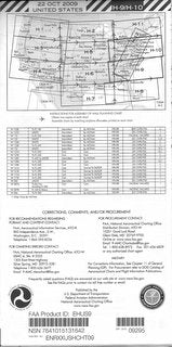U.S. 9/10 - High Altitude Enroute Chart