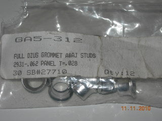 Grommet - Full Flare - Dzus - Aluminum