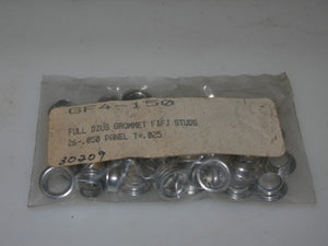 Grommet - Full Flare - Dzus - Aluminum