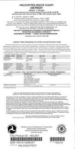 Detroit Area - Helicopter Route Chart