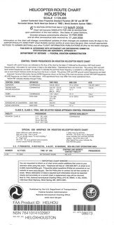 Houston Area - Helicopter Route Chart