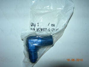 Adapter, Pipe/Flare - 90' - 3/8" NPT - 3/8" Tube OD