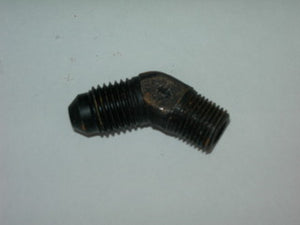 Adapter, Pipe/Flare - 45' - 1/8" NPT - 1/4" Tube OD - Steel