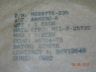 O-ring, Hydraulic - 1/8