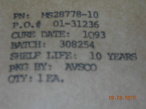 O-ring, Hydraulic - Boss - .097" Width - .755" ID - 5/8" OD Tube