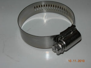 Clamp, Worm Drive - Hose - Aero-Seal - Breeze - 1 1/16" to 2" - Stainless Band/Hex Nut