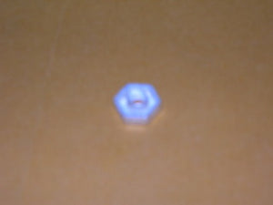 Nut, All Metal - Self Locking - Low Profile - High Temp - 6-32 - White