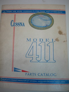 Manual, Cessna 411 - Parts