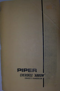 Manual, Piper - Arrow PA28R - Pilot's Operating Handbook