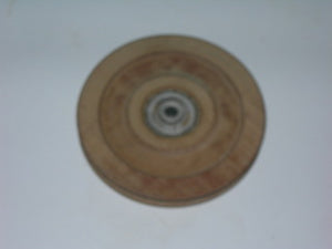 Pulley, 3 1/2" Diameter - 1/4" Hole - 1/8"-3/16" Cable