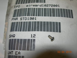 Screw, Nameplate