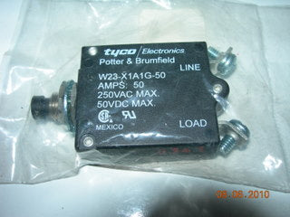 Breaker, Circuit - Push/Pull - 50 Amp