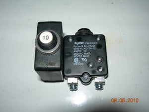Breaker, Circuit - Push/Reset - 10 Amp